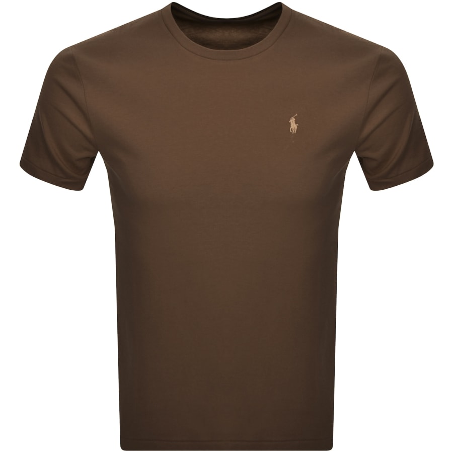 Brown ralph lauren polo shirt discount